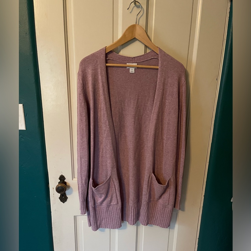 Old Navy Light Purple Open front long cardigan/duster